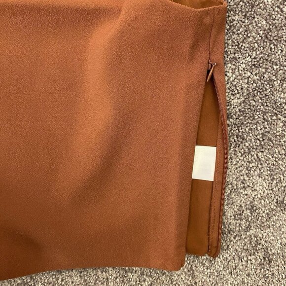 Express Women's Square Neck Cropped Tank Side Zipper Bullion Size XL - NWT $58 - Picture 10 of 16